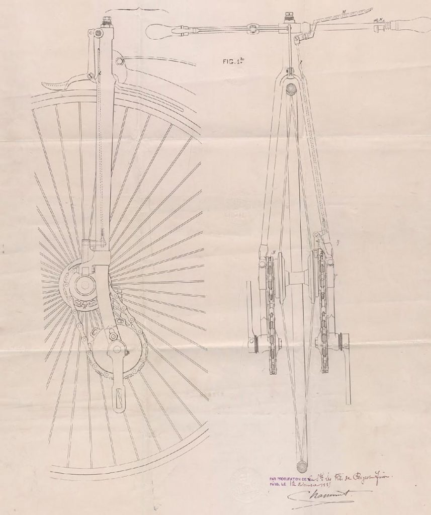 La bicicleta de velocidades de Peugeot