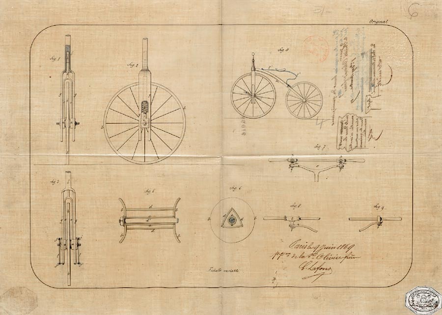 El velocípedo se convierte en bicicleta